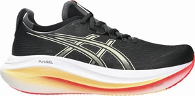 Asics Gel Nimbus 27 Mens Running Shoes - Black style - focused