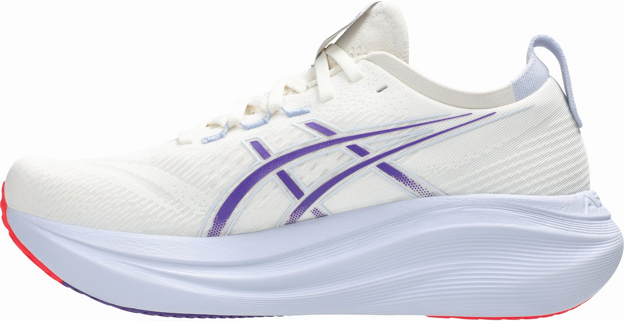 Comfortable Collar microfiber - upper shoes Asics Gel Nimbus 27 Tokyo Mens Running Shoes - Cream