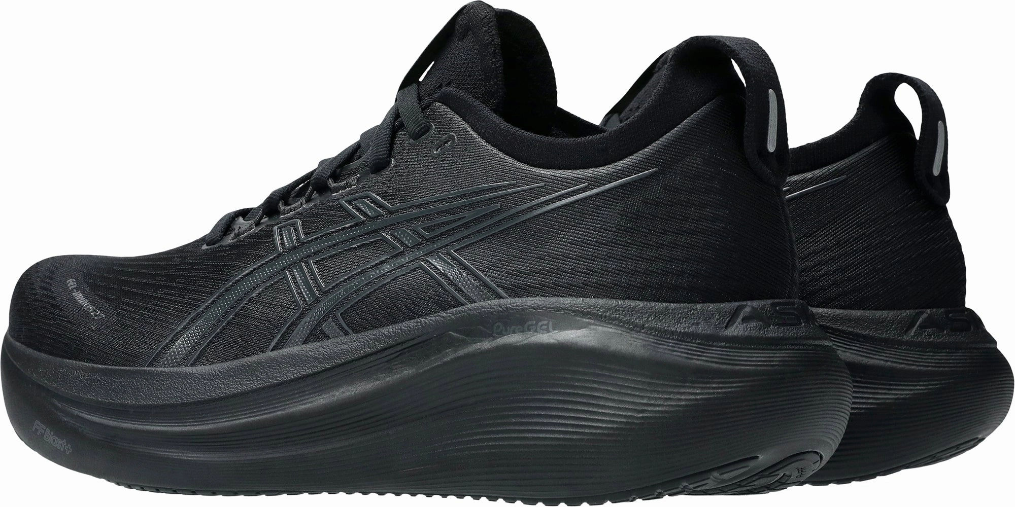 Asics Gel Nimbus 27 Womens Running Shoes - Black exceptional - running