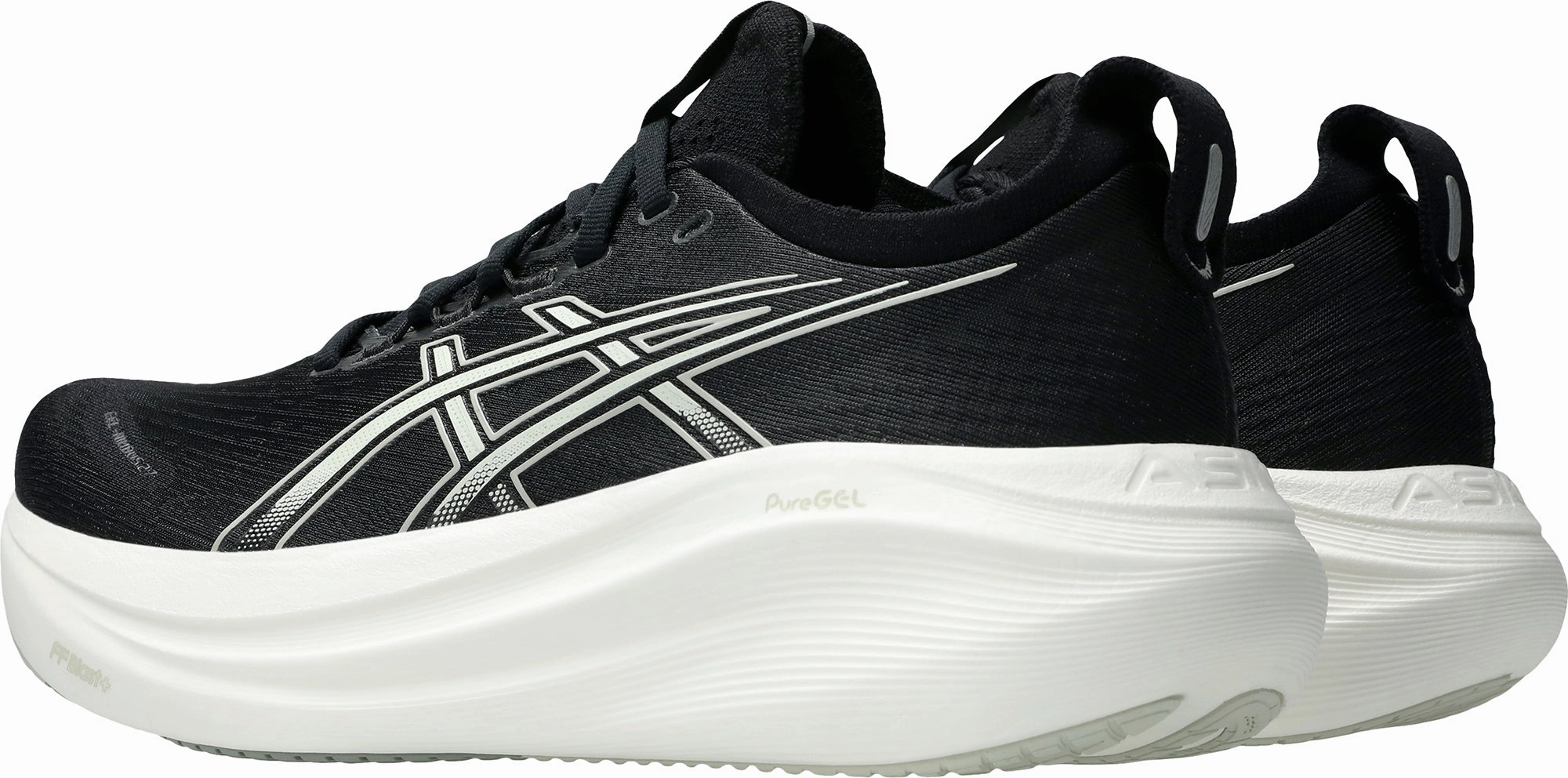 Asics Gel Nimbus 27 Womens Running Shoes - Black intense practice shoes