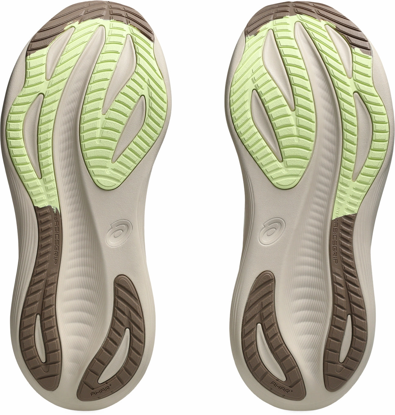 Asics Gel Nimbus 27 Womens Running Shoes - Cream Stable Heel Counter running with a Velcro closure