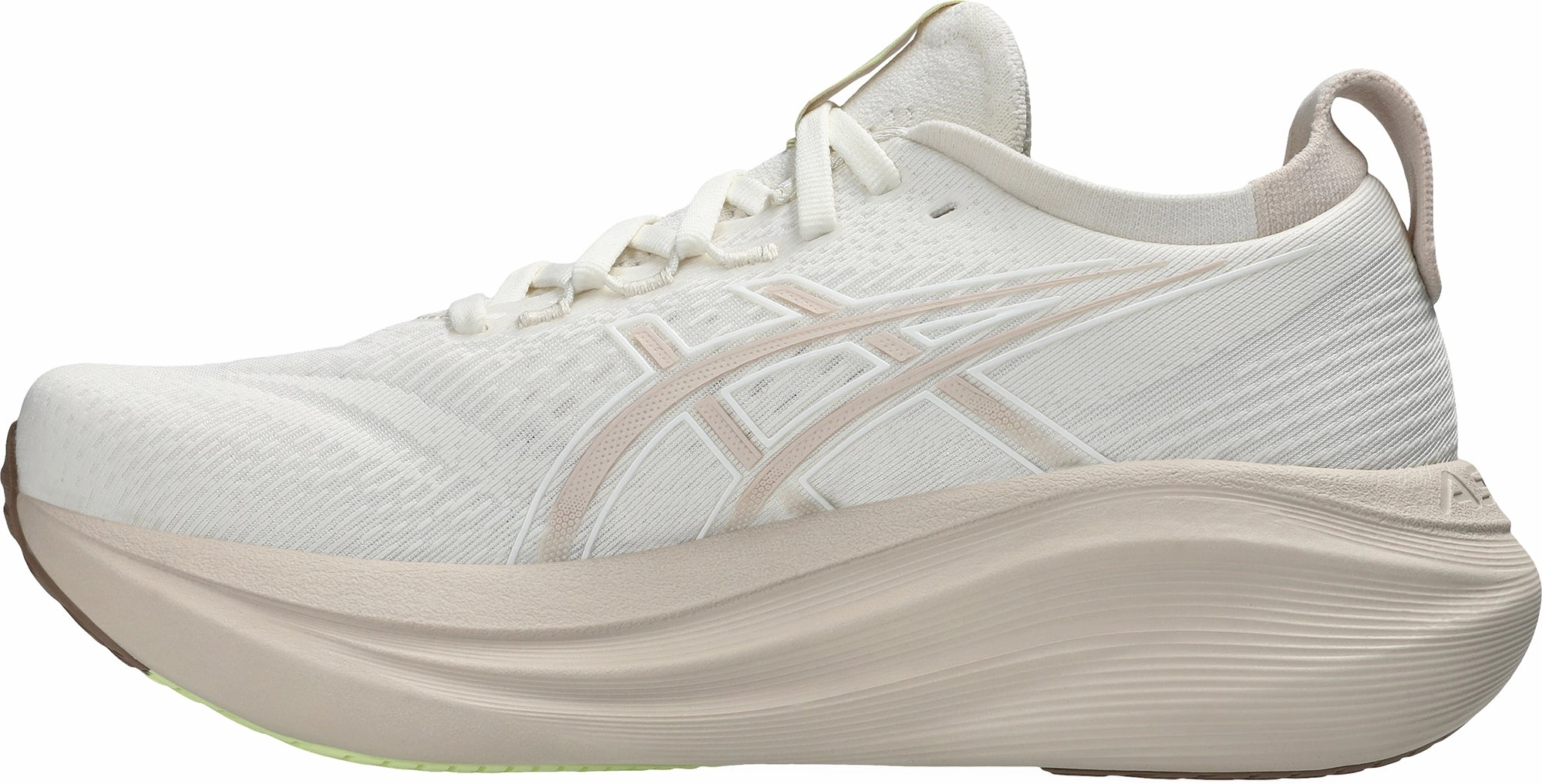 asphalt - surface running shoes Asics Gel Nimbus 27 Womens Running Shoes - Cream