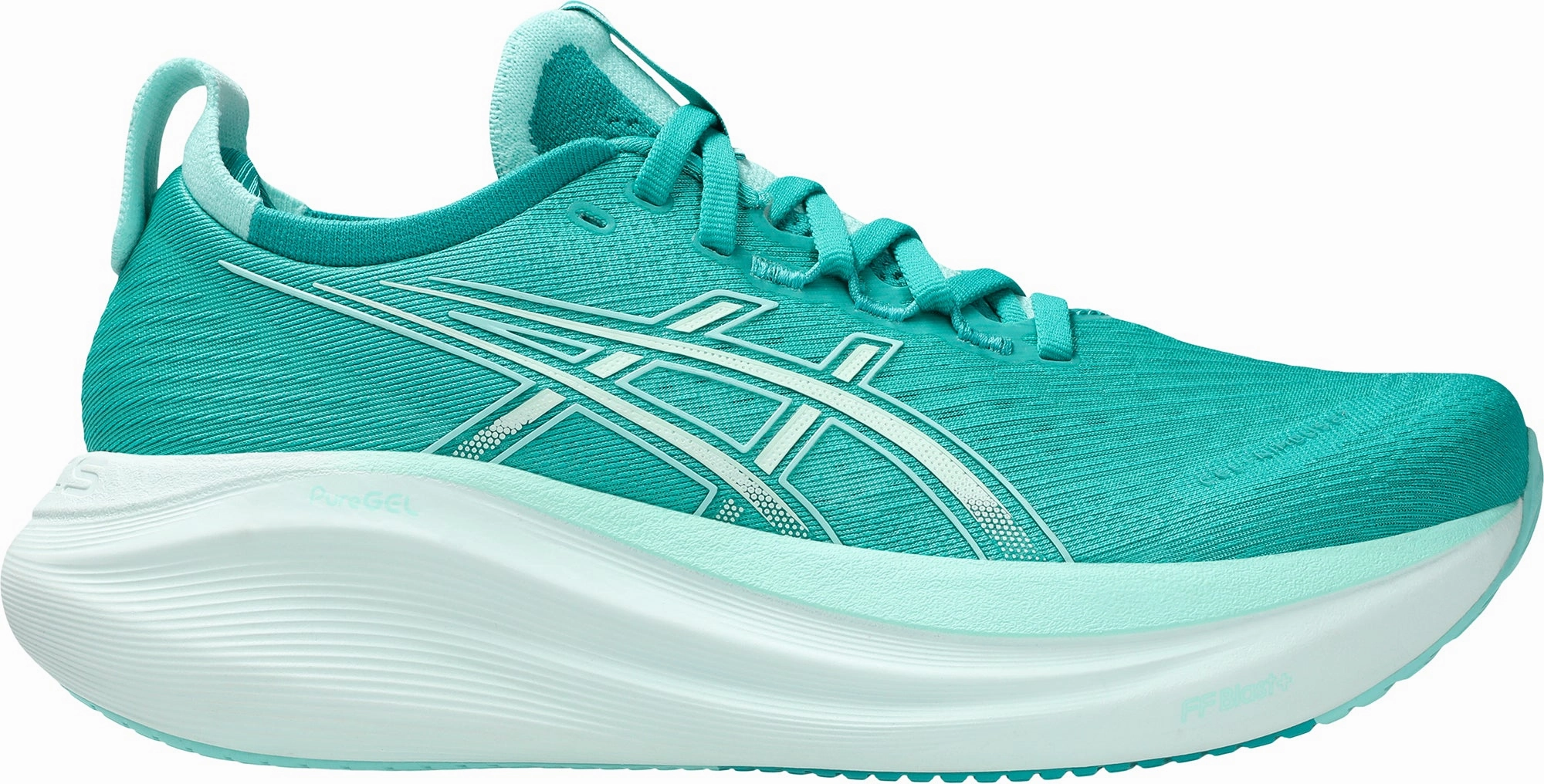 self - discipline Asics Gel Nimbus 27 Womens Running Shoes - Green