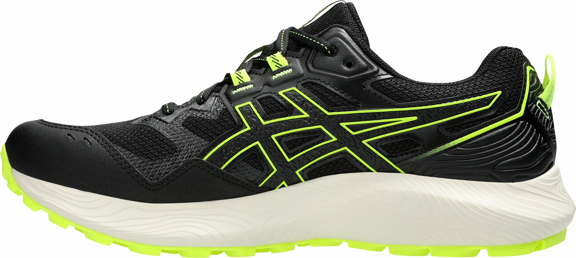 Asics Gel Sonoma 7 Mens Trail Running Shoes - Black fixed insole shoes
