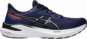 elderly shoes molded footbed shoes Asics GT 1000 13 Mens Running Shoes - Navy