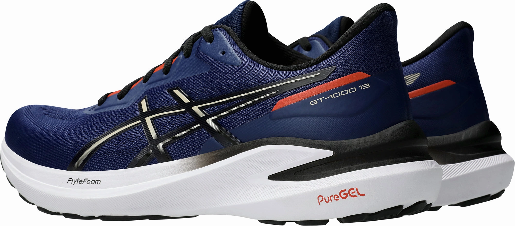 Zip-up running in stadiums Asics GT 1000 13 Mens Running Shoes - Navy