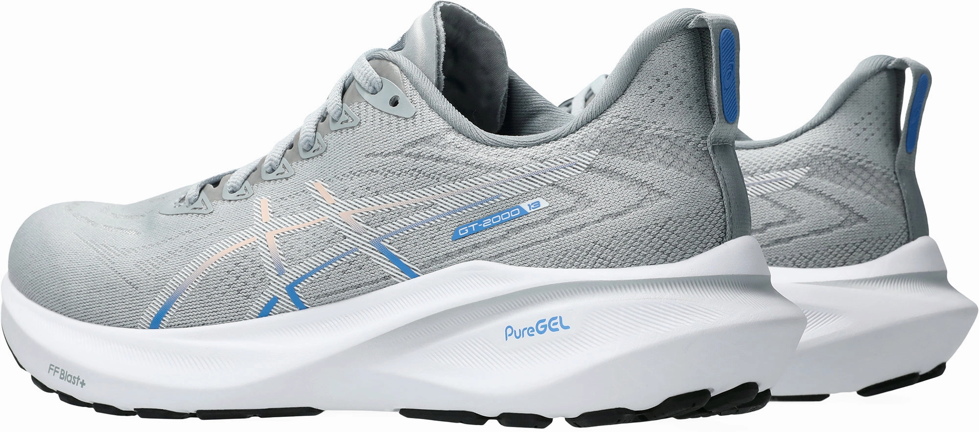 roomy fit shoes natural leather shoe quality Asics GT 2000 13 Womens Running Shoes - Grey