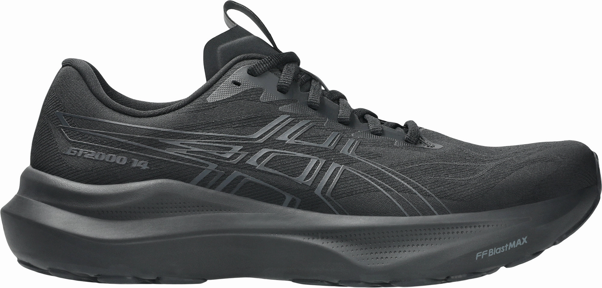 Powergrid Balanced Ride Asics GT 2000 14 Mens Running Shoes - Black
