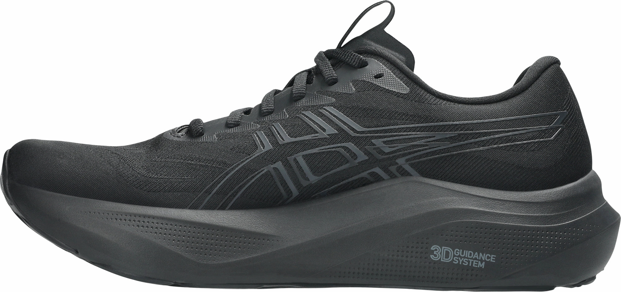 Hydrophobic Upper Fast Asics GT 2000 14 Mens Running Shoes - Black