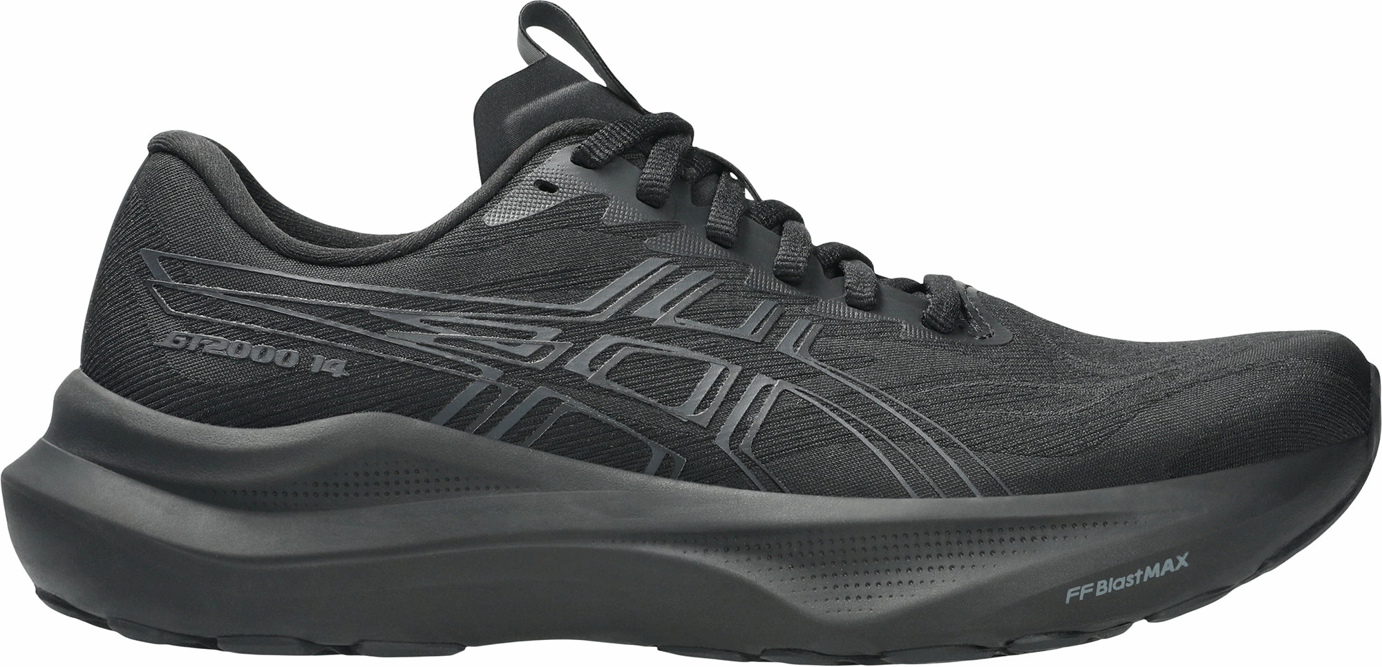 Asics GT 2000 14 Womens Running Shoes - Black Wet running