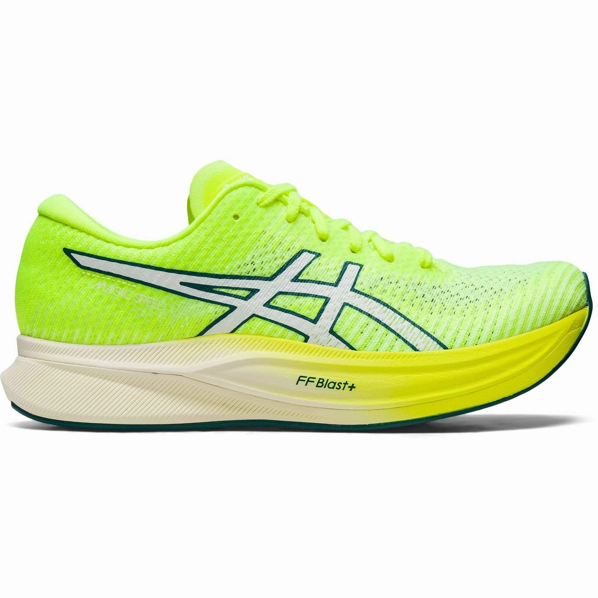 Energy Returning Midsole Asics Magic Speed 2 Womens Running Shoes - Yellow