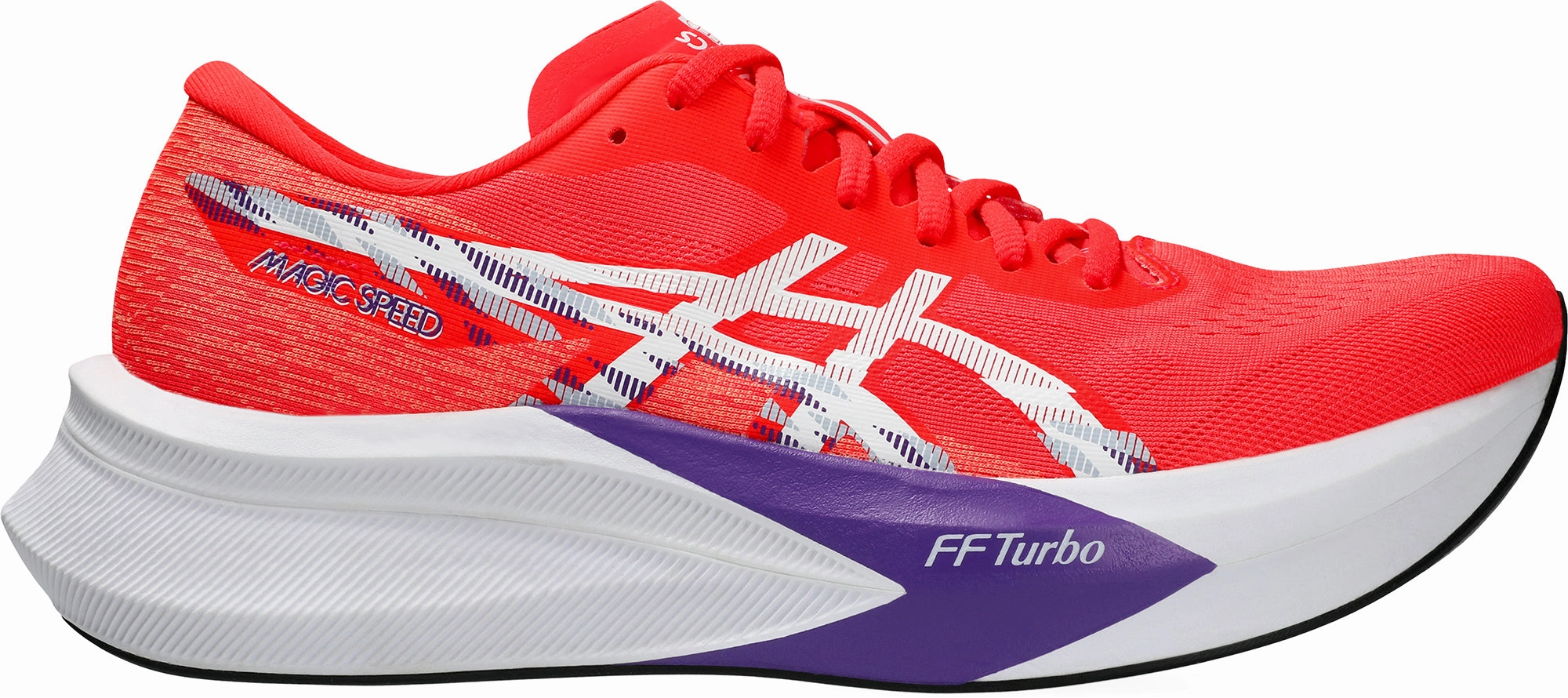 yellow running shoes running in a fitness center shoes Asics Magic Speed 4 Mens Running Shoes - Red