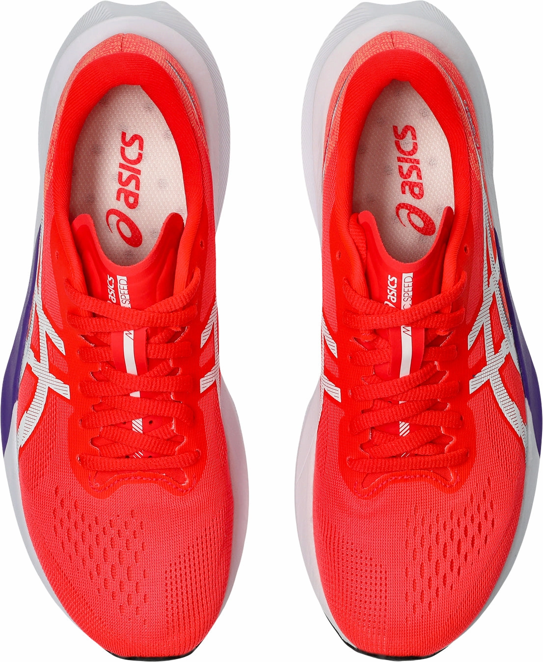 mesh construction shoes Asics Magic Speed 4 Womens Running Shoes - Red
