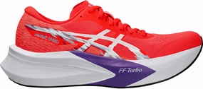 Ultra Responsive Multi Layer Interior Asics Magic Speed 4 Womens Running Shoes - Red
