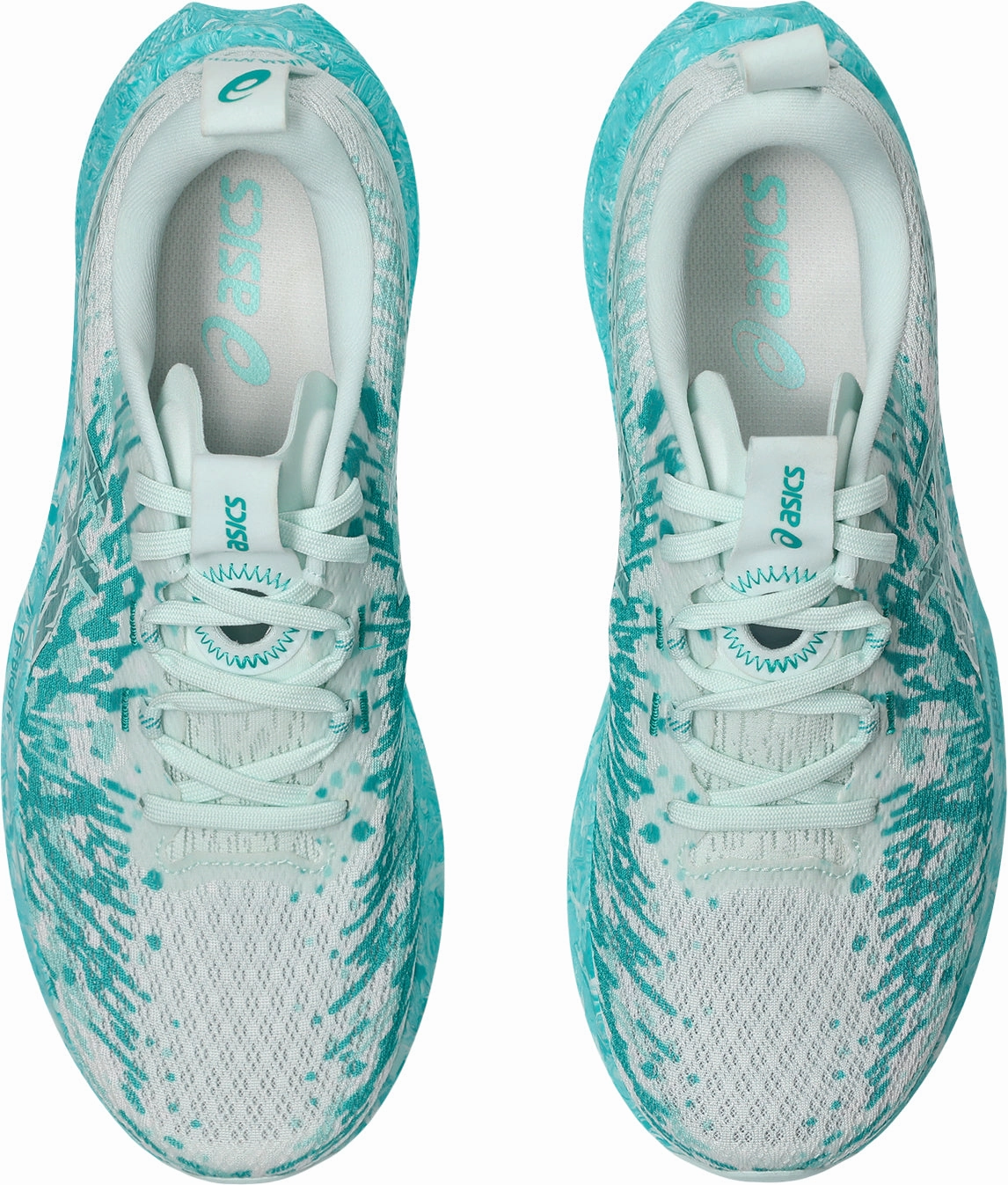 track athlete hook - and - loop - strap shoes Asics Noosa Tri 16 Mens Running Shoes - White