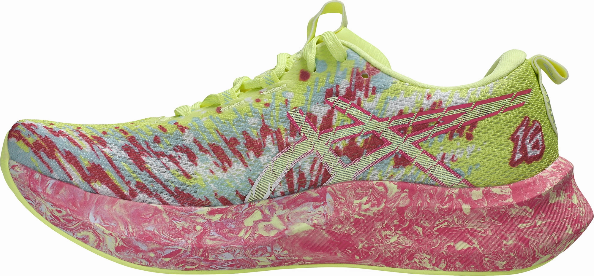 Airflow Channel Soles Asics Noosa Tri 16 Womens Running Shoes - Yellow