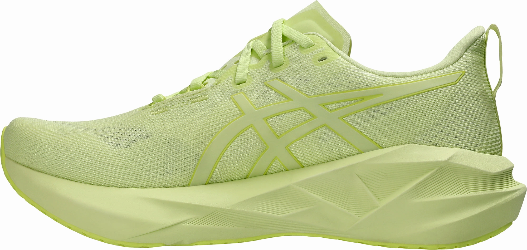 running in wet tracks shoes Tuned Transition Zone Asics NovaBlast 5 Lite-Show Mens Running Shoes - Yellow
