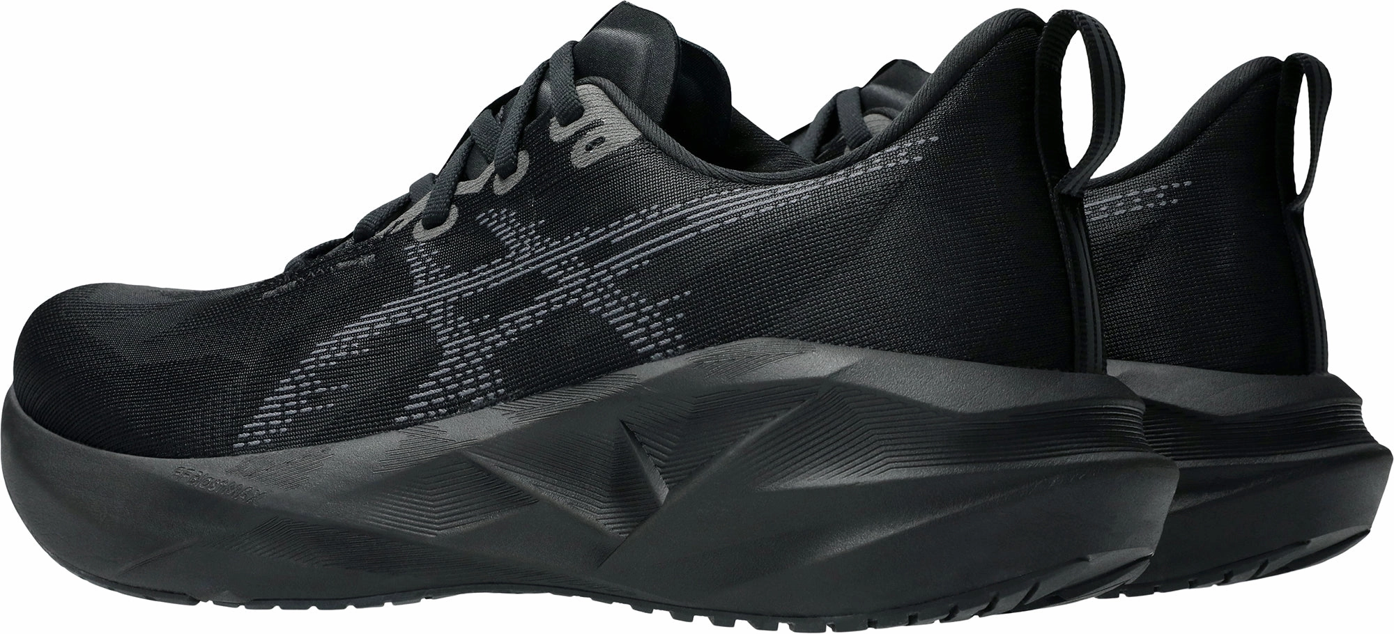 air - filled - feature shoes Asics NovaBlast 5 Mens Running Shoes - Black