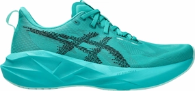 easy to take off running in a rainforest area shoes Asics NovaBlast 5 Mens Running Shoes - Green