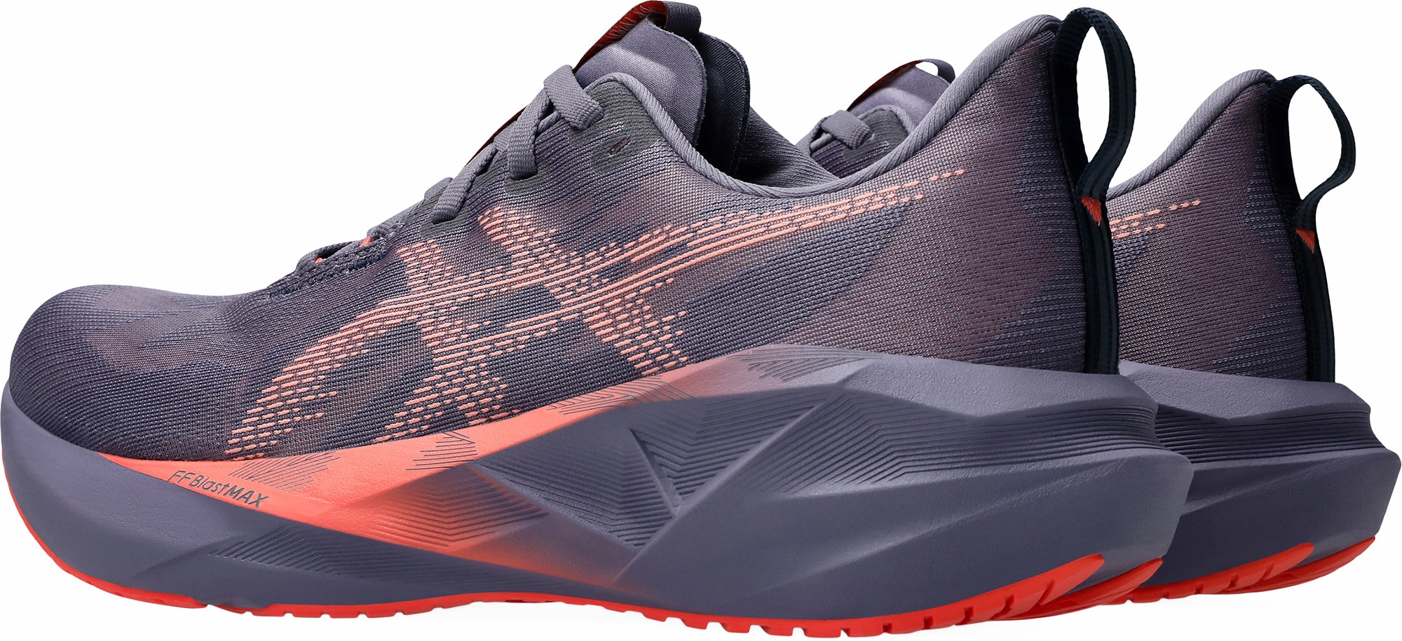 contoured shoes Tread Pattern Optimization Asics NovaBlast 5 Mens Running Shoes - Purple