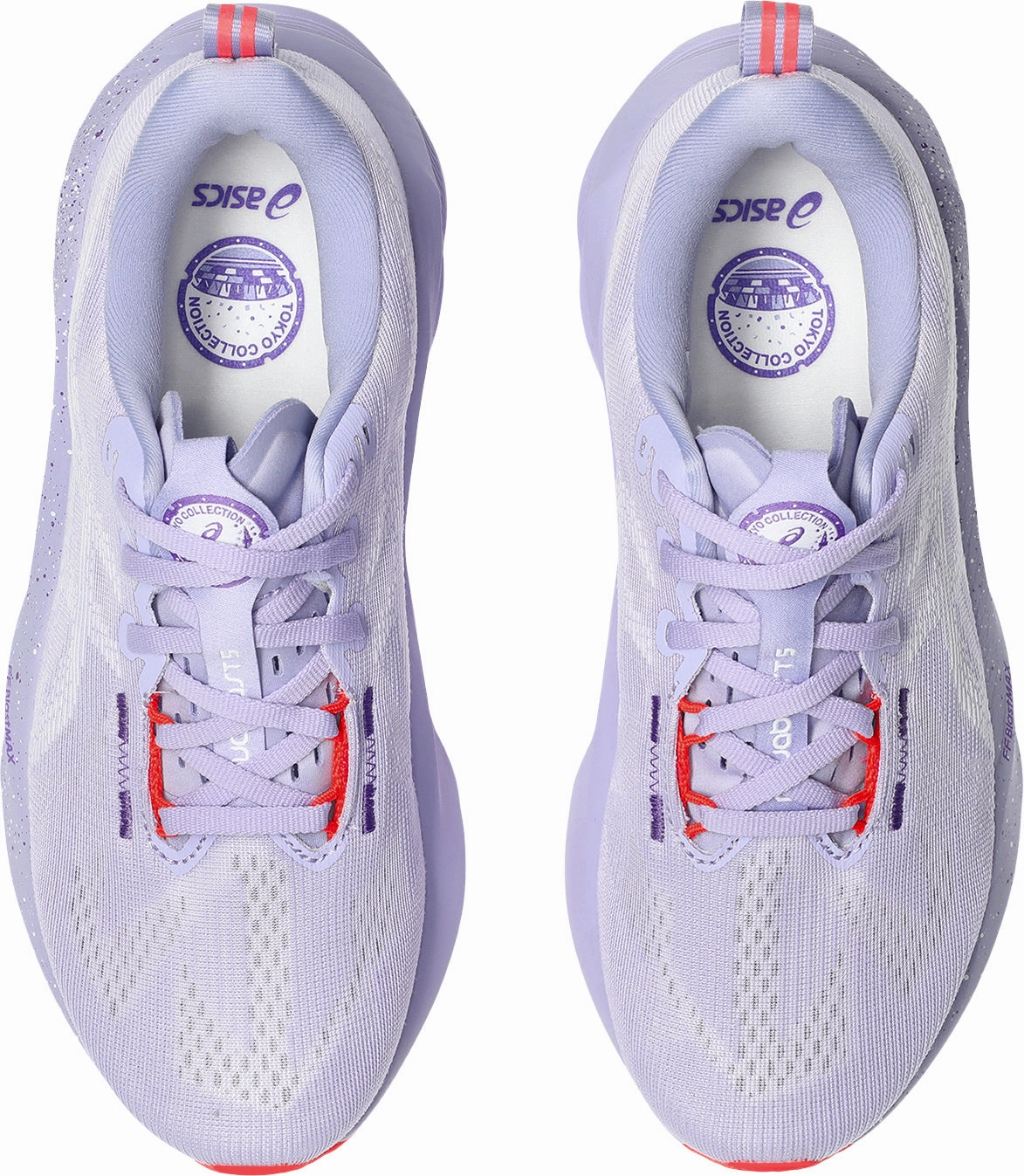 Asics NovaBlast 5 Tokyo Womens Running Shoes - Purple no - tie running shoes running in the city