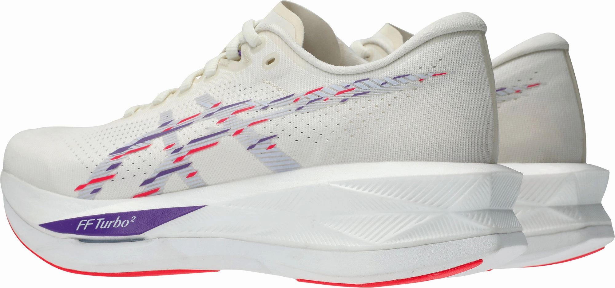 Fashionable Design geometric - pattern shoes Asics SonicBlast Womens Running Shoes - White