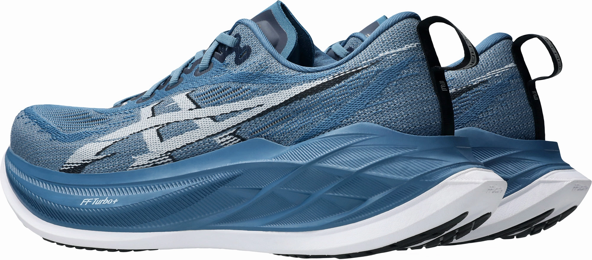 running for speed forest running wear Asics SuperBlast 2 Mens Running Shoes - Blue