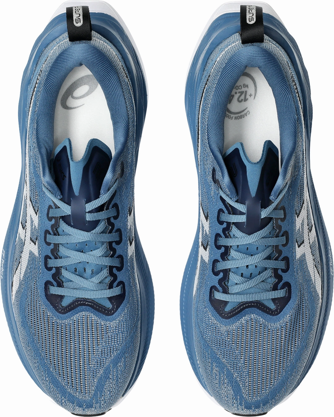 running in a rural area shoes Comfort Improvement Asics SuperBlast 2 Mens Running Shoes - Blue