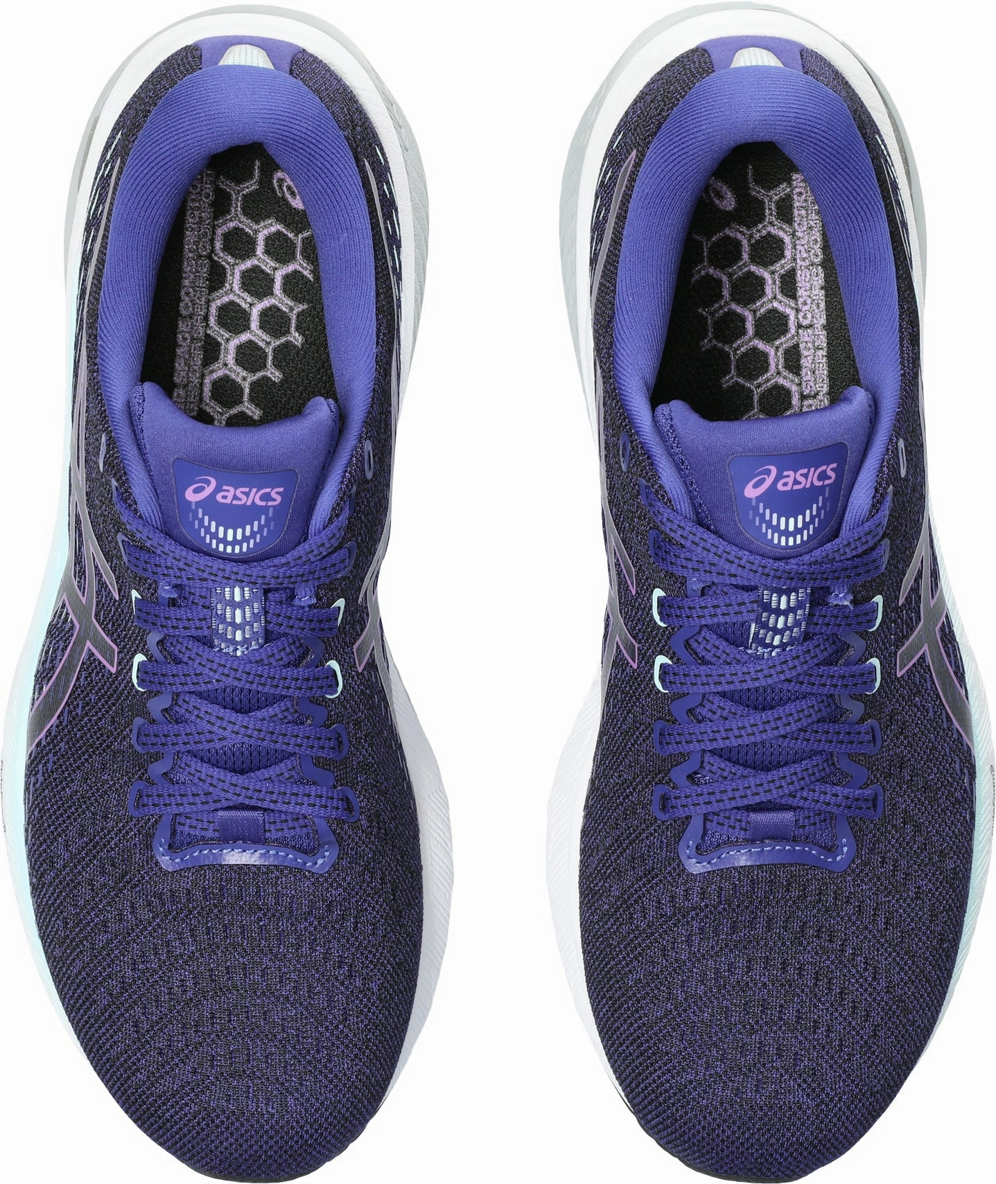 Narrow - toe - box Speed Response Asics Gel Pursue 8 Womens Running Shoes - Blue