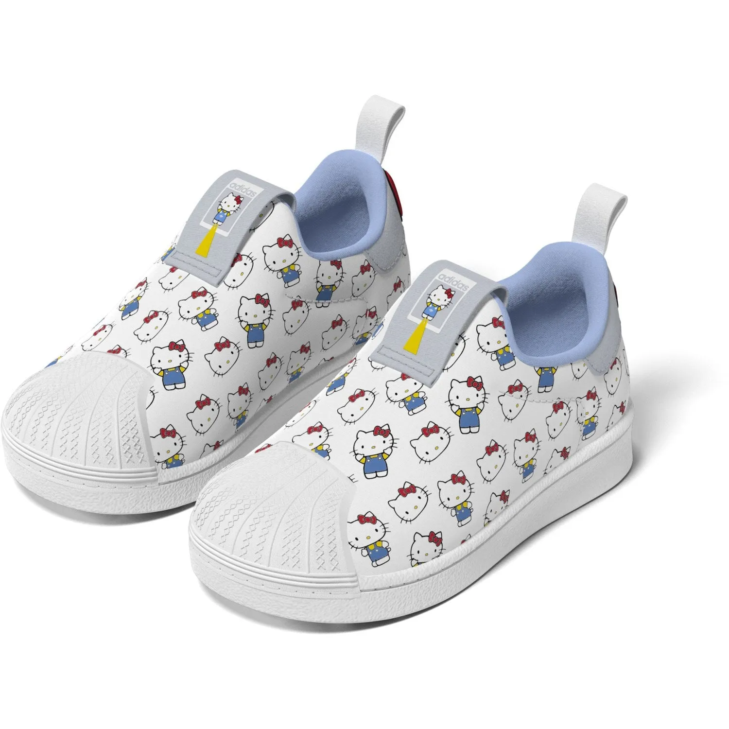 adidas Originals Cloud White/Halo Blue/Glow Blue Superstar 360 I Sneakers Adaptive Look Comfort footbed