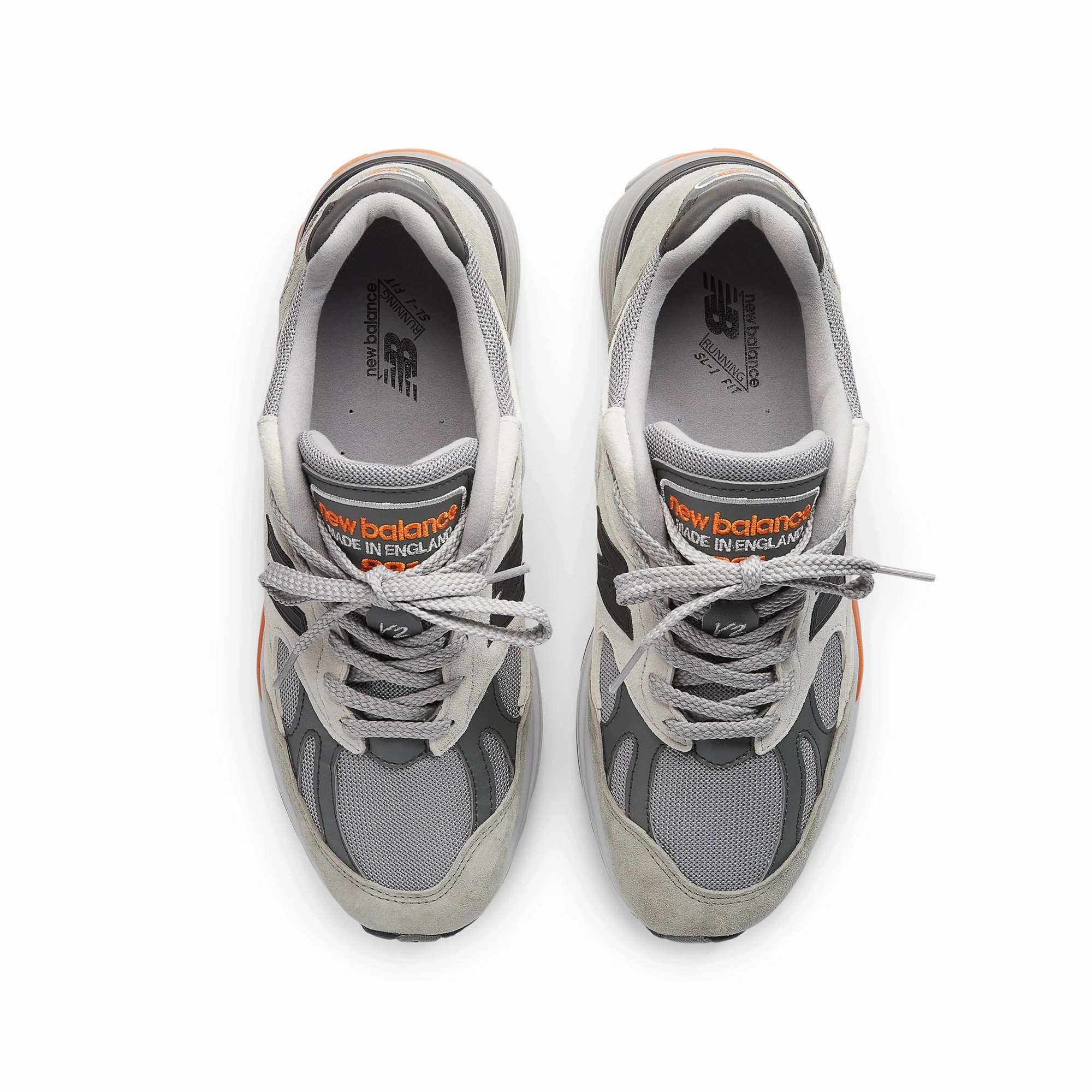 neutral - arch - feature shoes Dual Density Midsole New Balance Mens Made In UK U991V2 Shoes