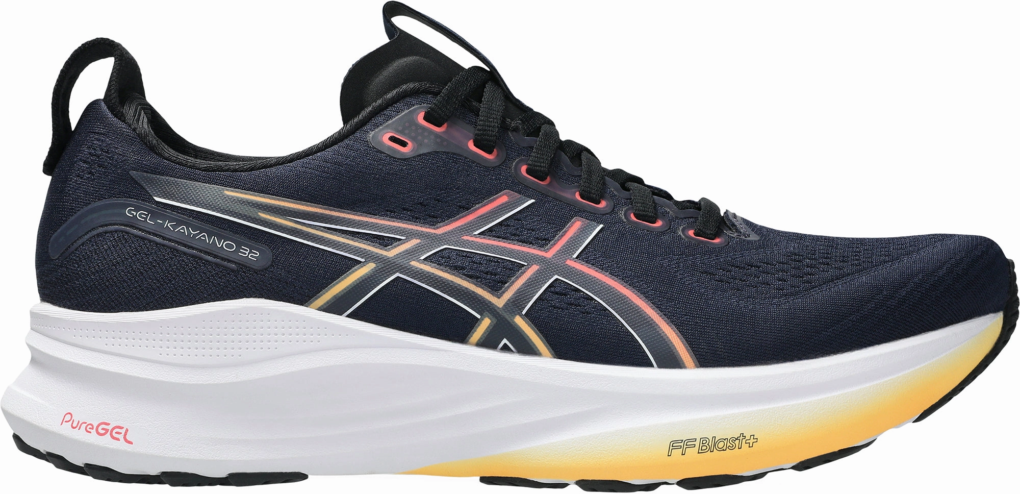 Anti   Slip Feature night runs Asics Gel Kayano 32 Mens Running Shoes - Blue