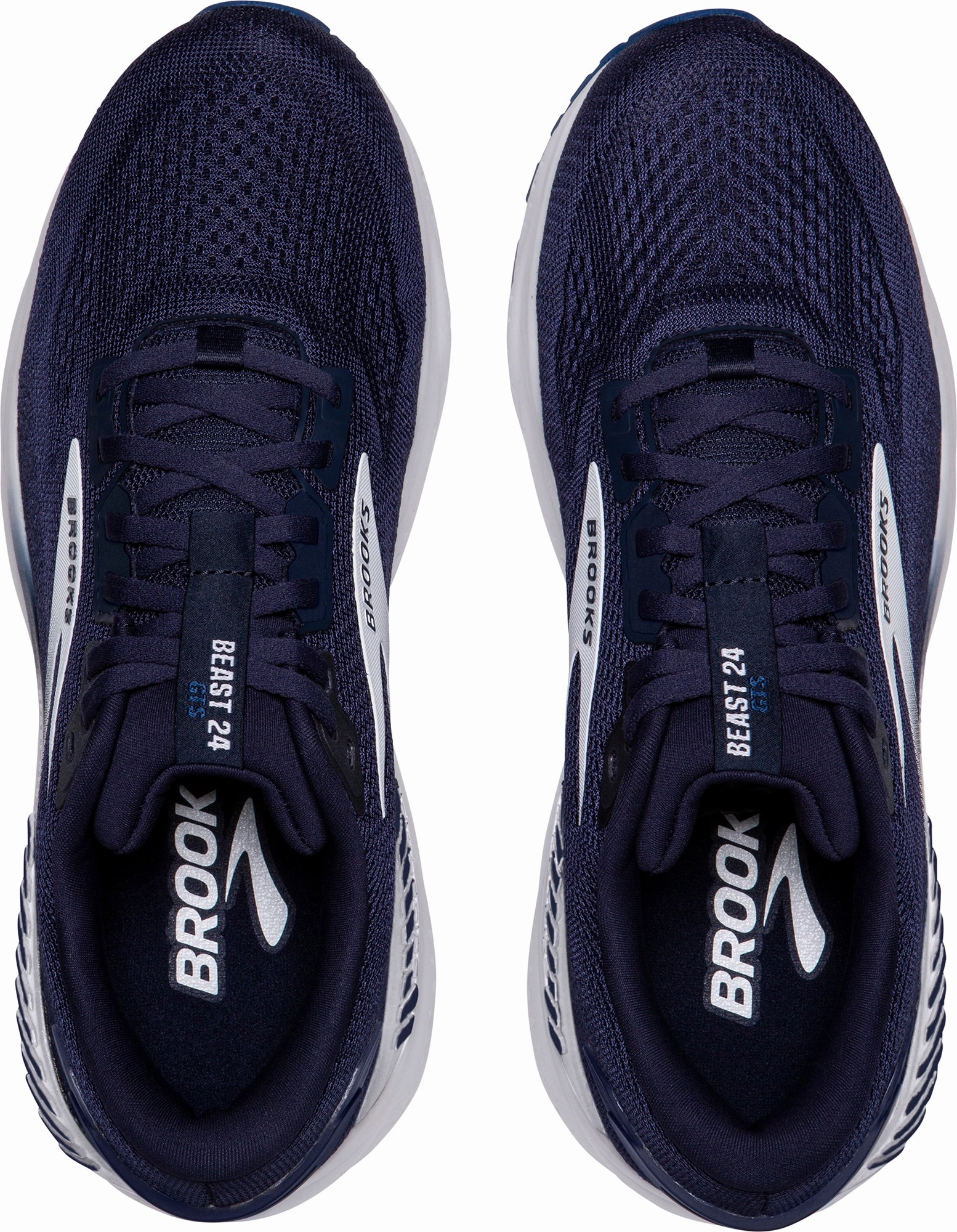 Brooks Beast GTS 24 Mens Running Shoes - Navy Bounce Energy System