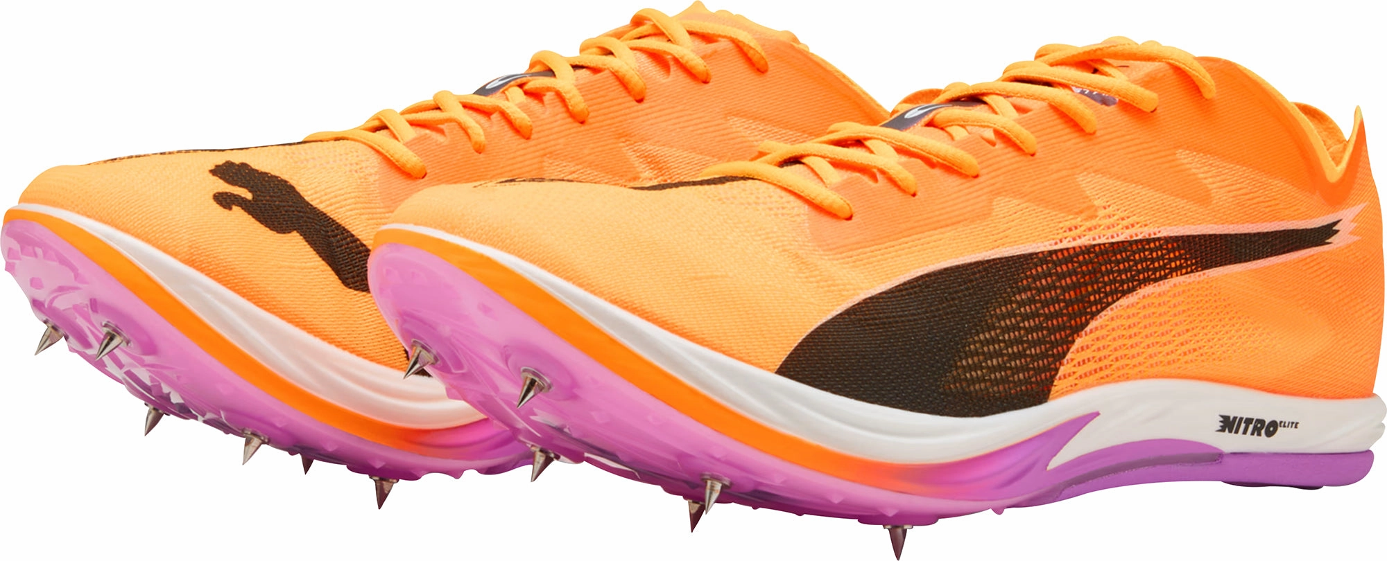 Puma Nitro Elite 3 Long Distance Running Spikes - Orange All Purpose Quick Moves