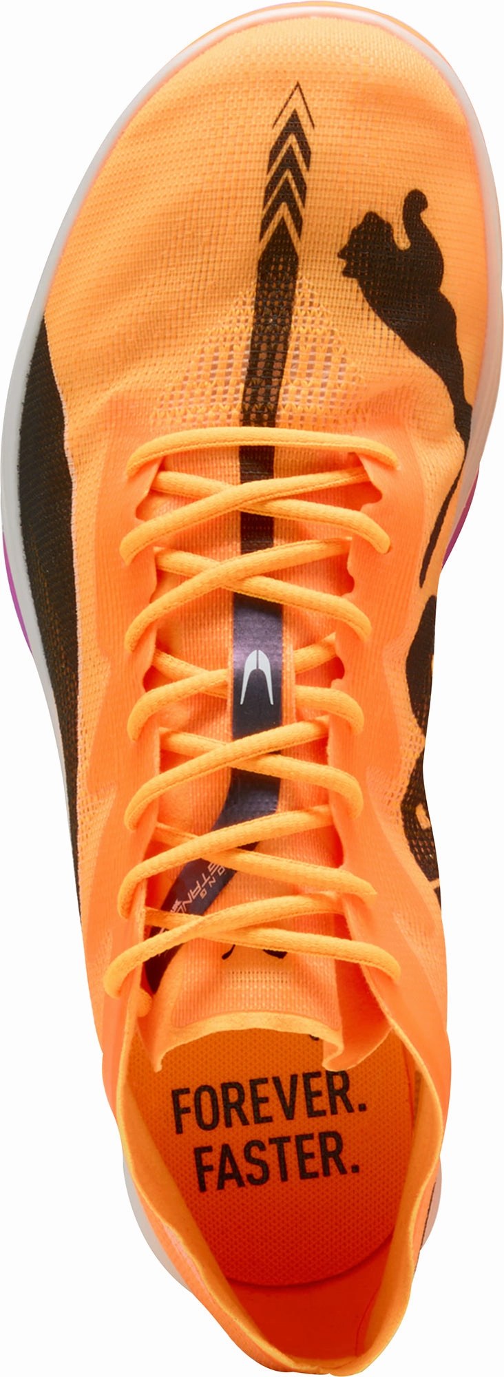 Puma Nitro Elite 3 Long Distance Running Spikes - Orange Goal Ready Running Grip