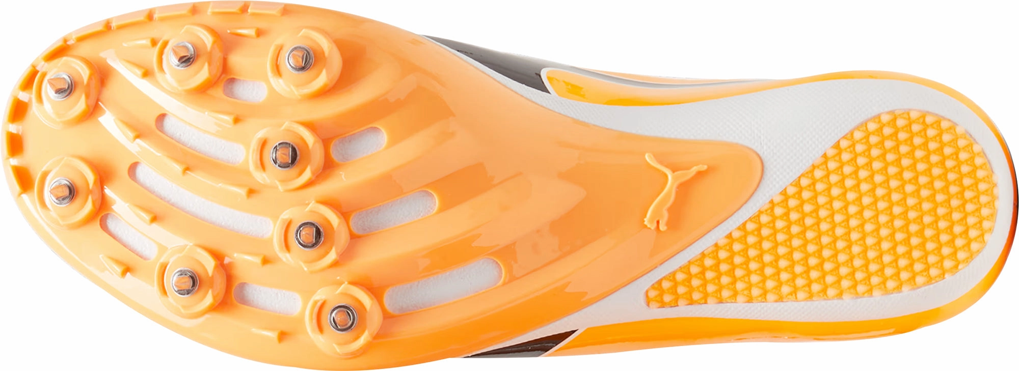 Puma evoSpeed Sprint 14.5 Running Spikes - Orange Football Pitch