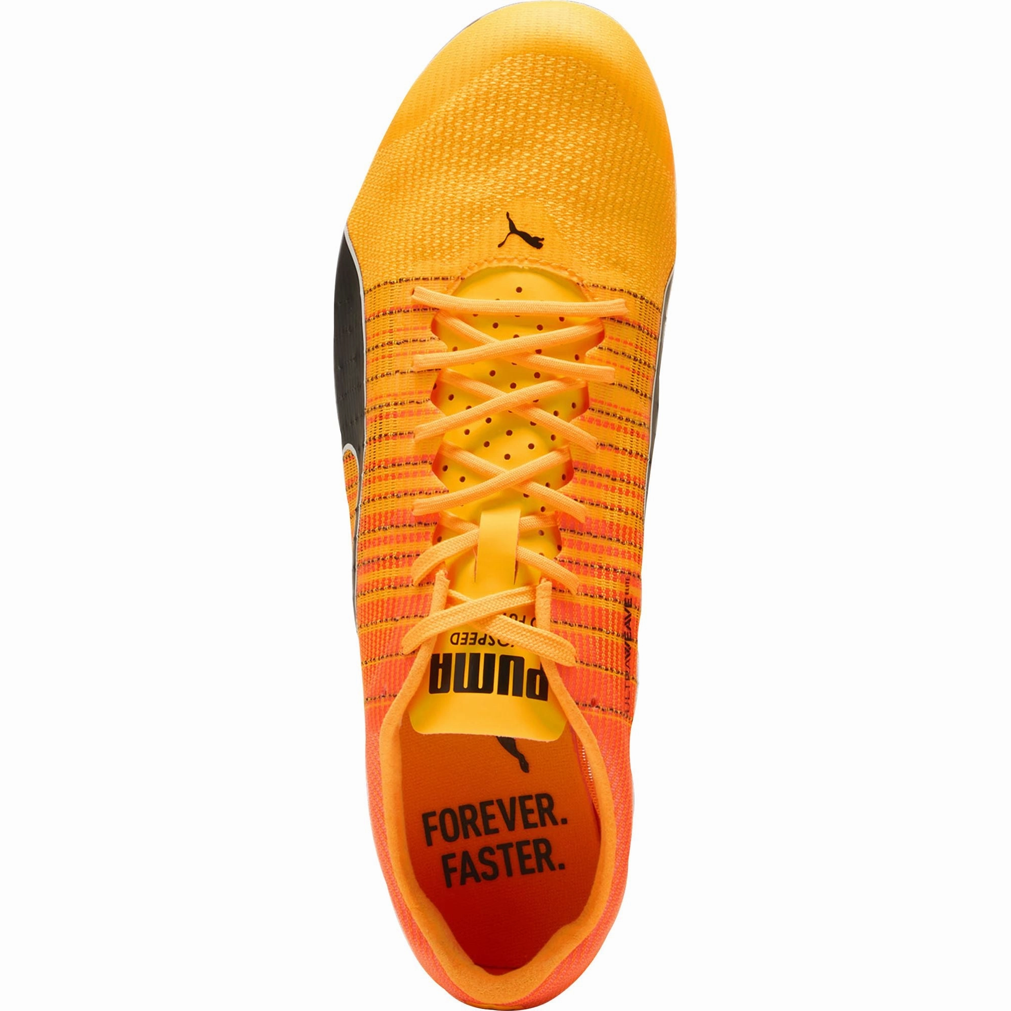 Neutral Fit Metal Tips Puma evoSpeed Future Faster   4 Running Spikes - Orange