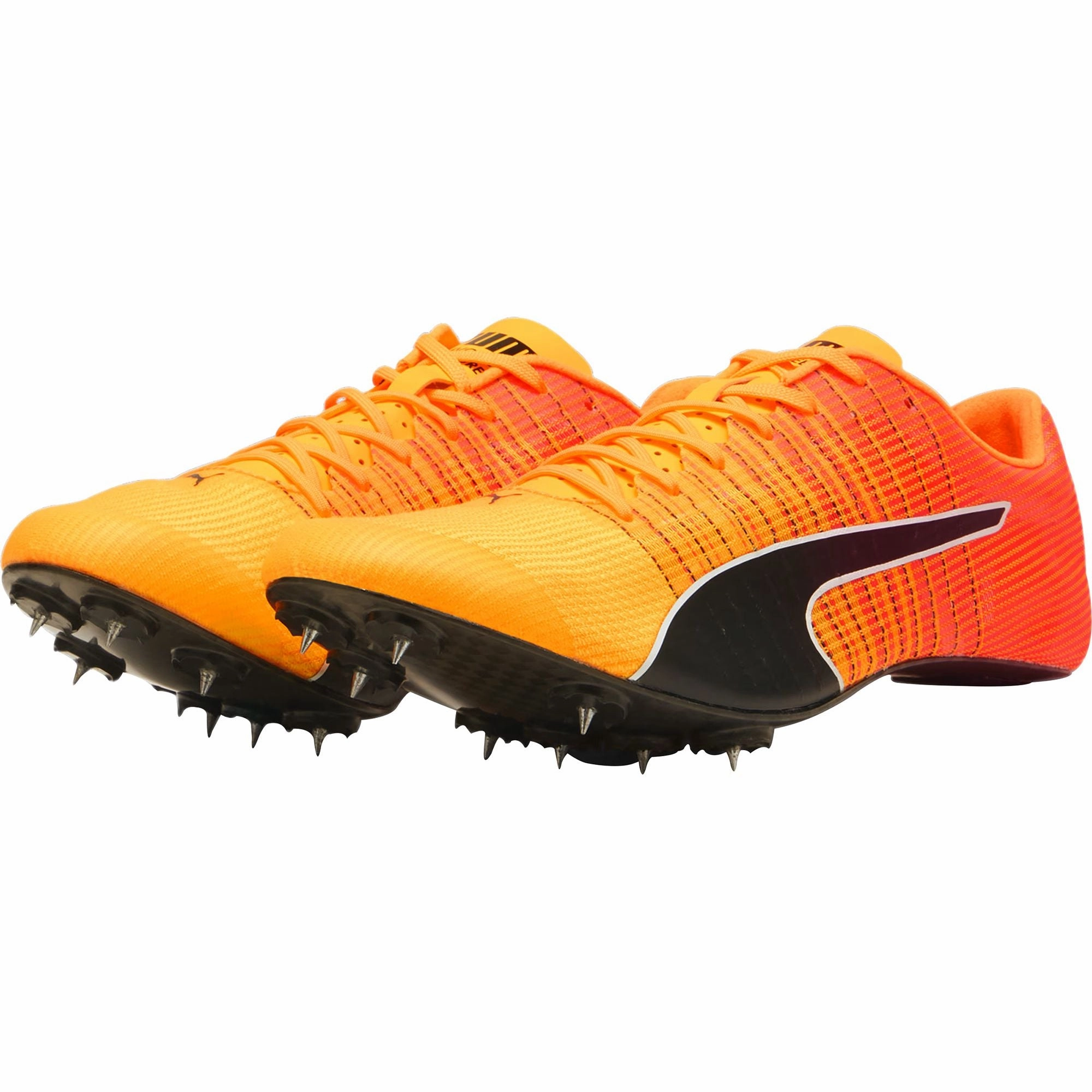 Strong Motion Foot Energy Puma evoSpeed Future Faster   4 Running Spikes - Orange