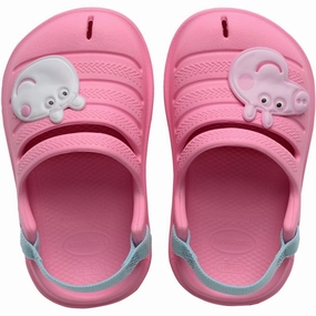 Havaianas Baby Sandals Peppa Pig Pink Lemonade Cushioned Footbed Comfortable And Lightweight