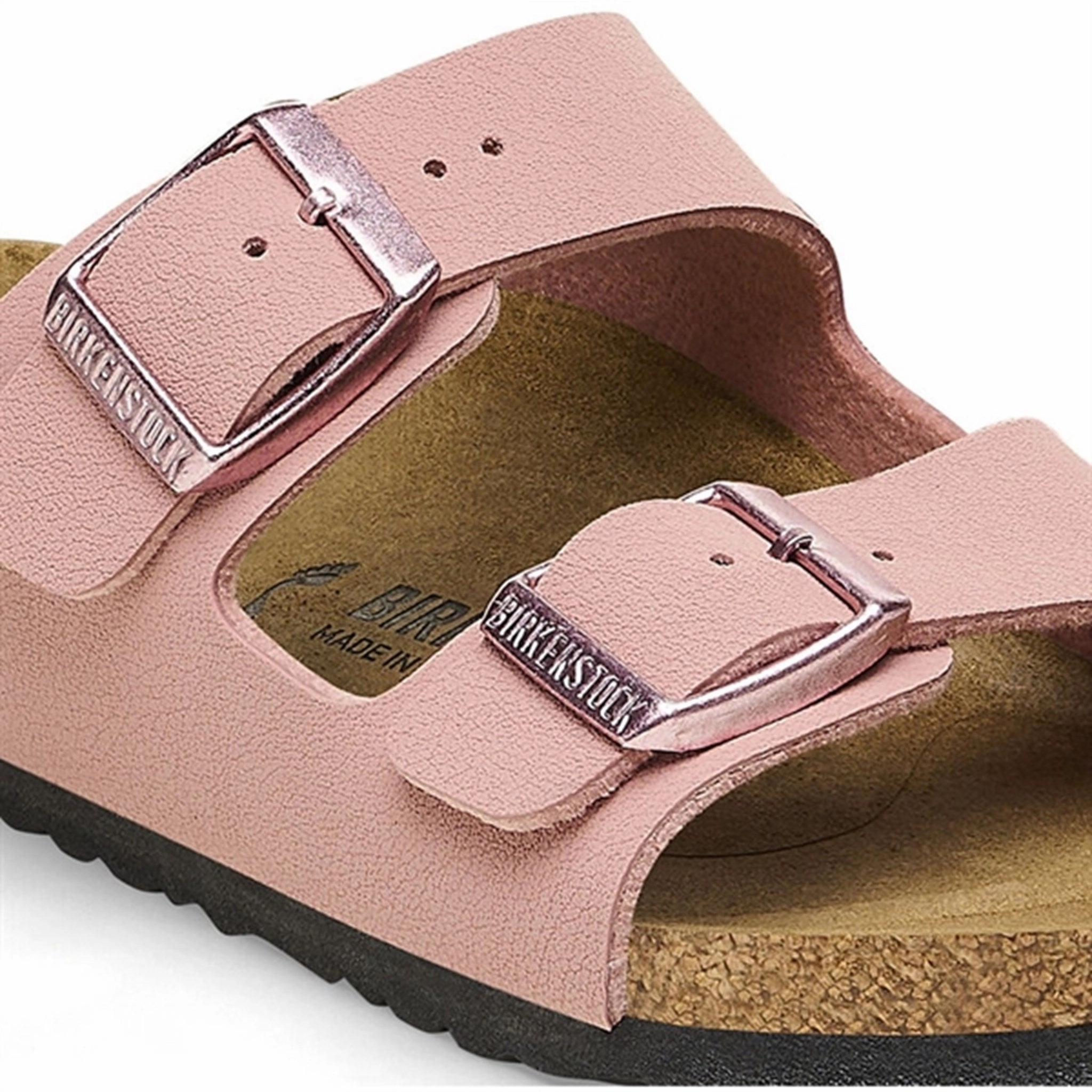 Friction Resistant Design Relaxation Sandal Birkenstock Arizona Kids BFBC Pink Clay Sandals