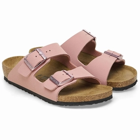 Birkenstock Arizona Kids BFBC Pink Clay Sandals Beach Ready Slip Simple Walk