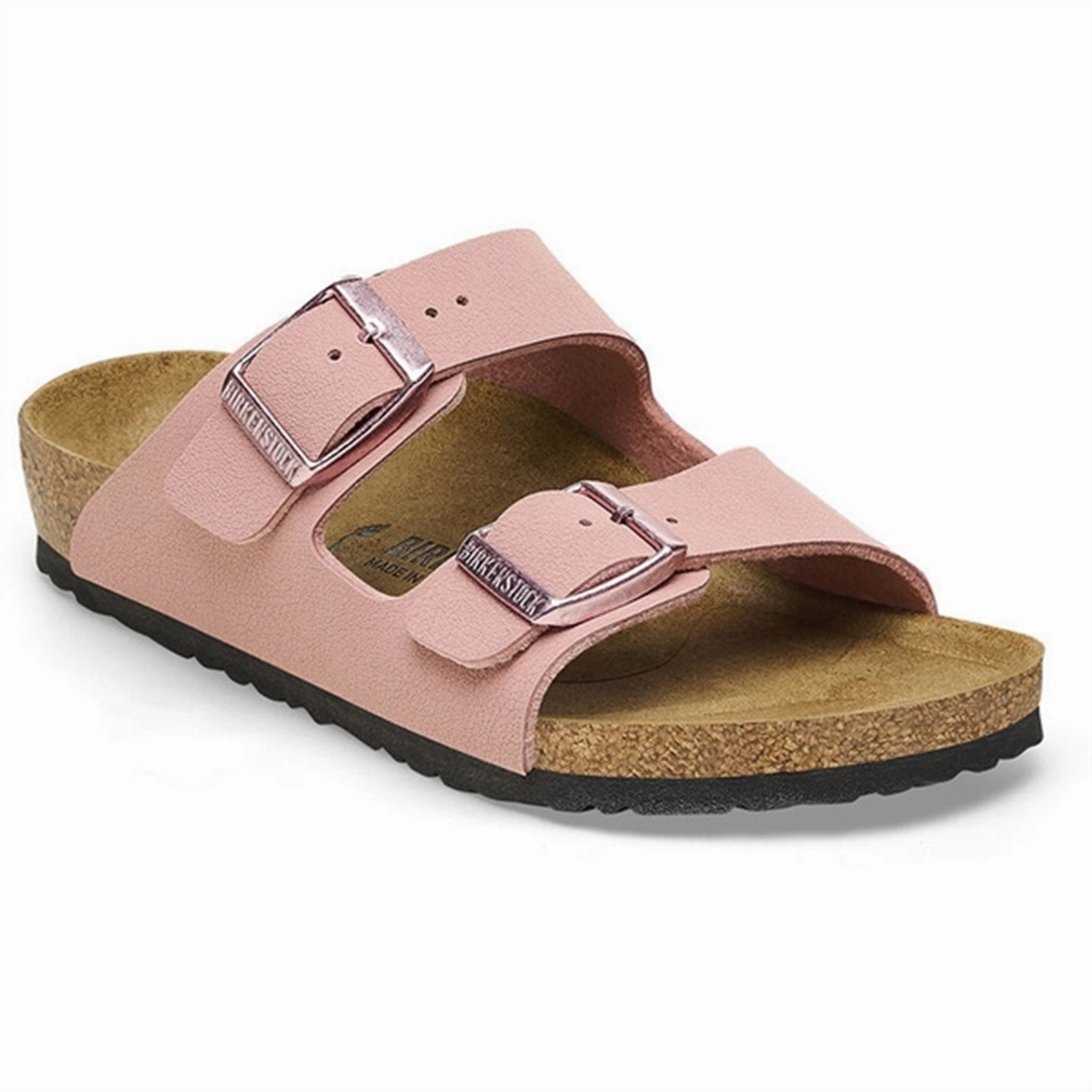 Birkenstock Arizona Kids BFBC Pink Clay Sandals Adjustable Straps Supportive structure