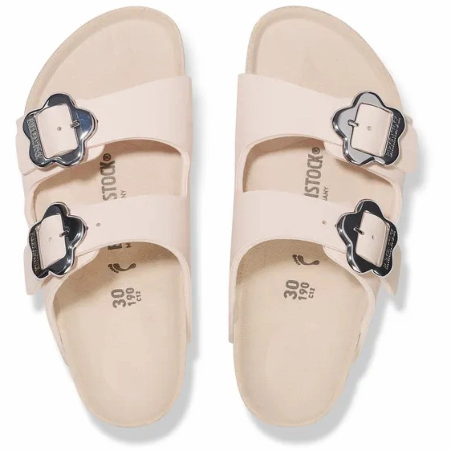 Sporty Design Reliable Function Birkenstock Arizona Kids Flower Buckle BF Light Rose