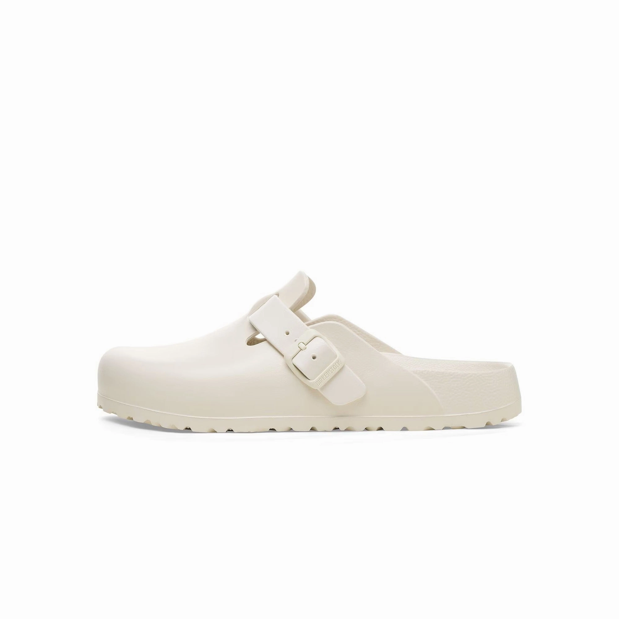 Male runner Birkenstock Mens Boston Eggshell EVA Slippers