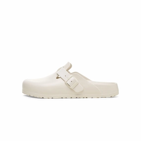 Male runner Birkenstock Mens Boston Eggshell EVA Slippers