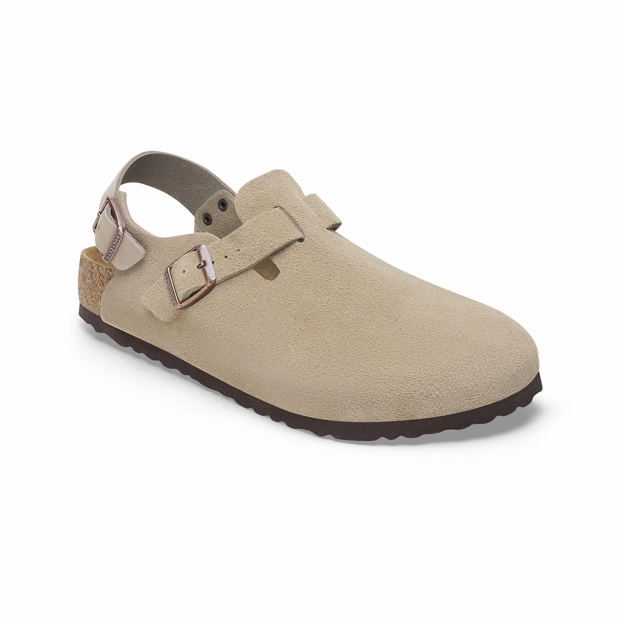 waterproof running shoes running in a channel area shoes Birkenstock Mens Tokio Taupe Suede Sandals