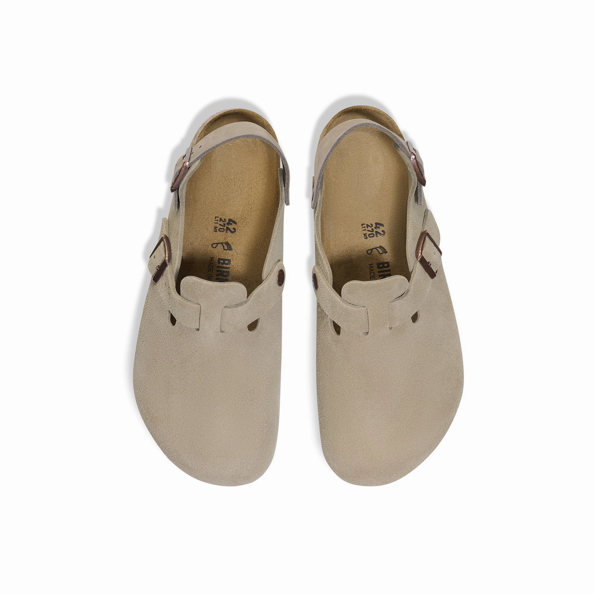 Foot Movement superior - craftsmanship Birkenstock Mens Tokio Taupe Suede Sandals