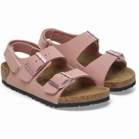 Streamlined Birkenstock Milano AS Kids BFBC Pink Clay