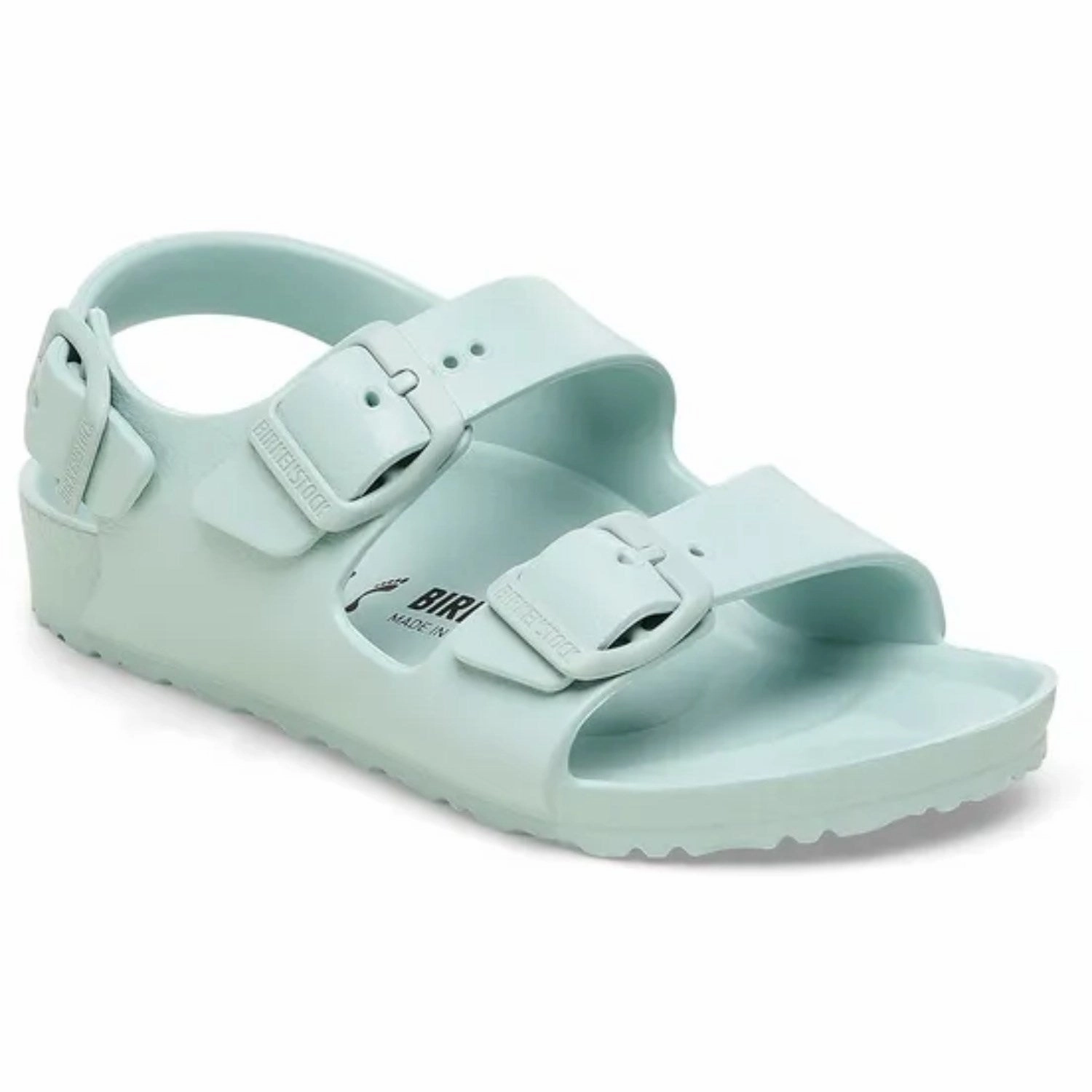 Aerodynamic Reliable Birkenstock Milano EVA Kids Surf Green