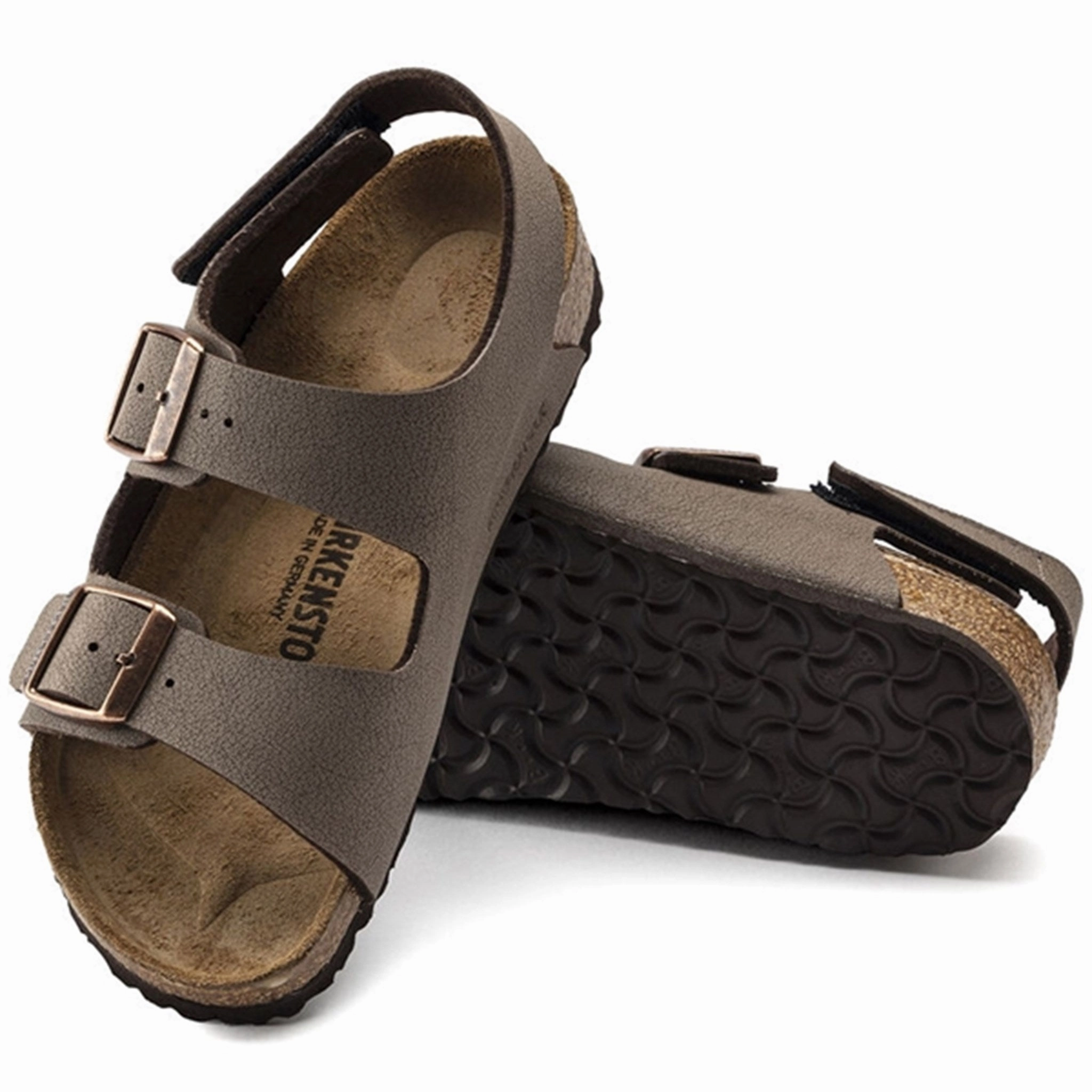 Sandal Strap Birkenstock Milano HL Kids BFBC Mocha Sandal